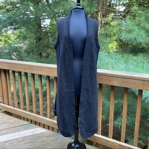 Anthropologie Black Sleeveless Vest